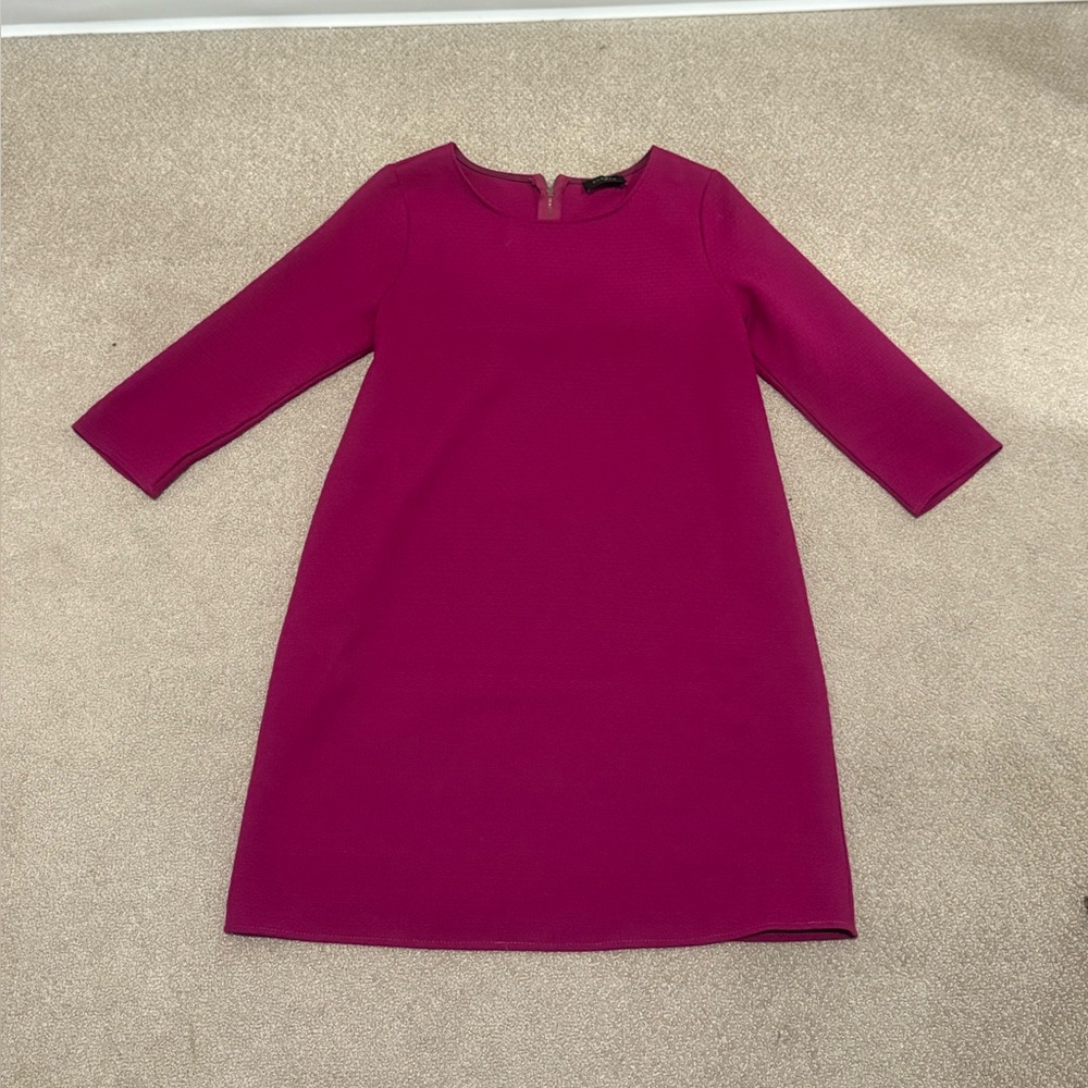 Everly Fuchsia Textured Dress